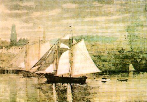 Winslow Homer Gloucester Schooners and Sloop oil painting image